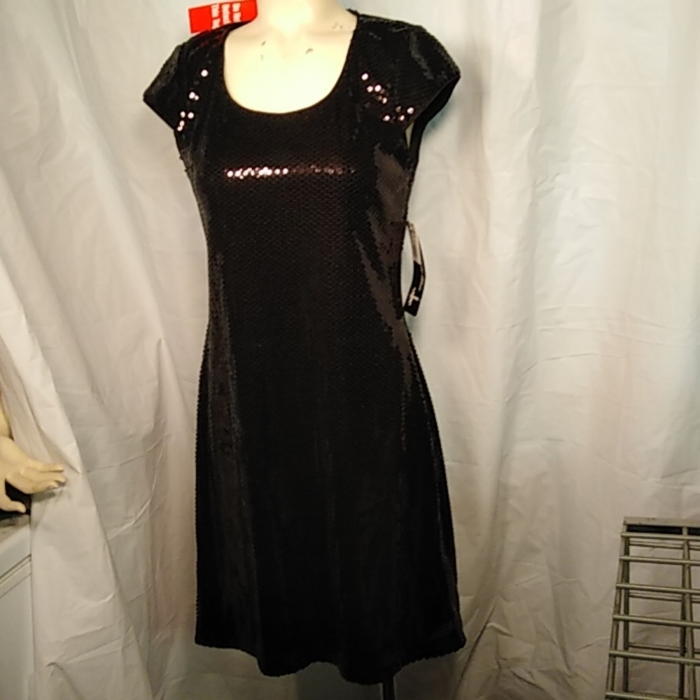 Black Sequin Dress - Scarlett Nite